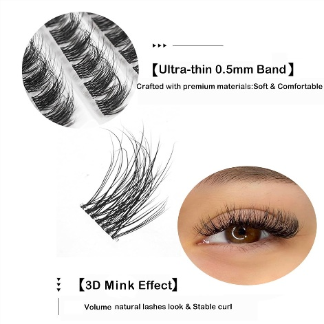 Pingdu Sparkling Eyelash®를 사용한 DIY 메가 볼륨 속눈썹 연장