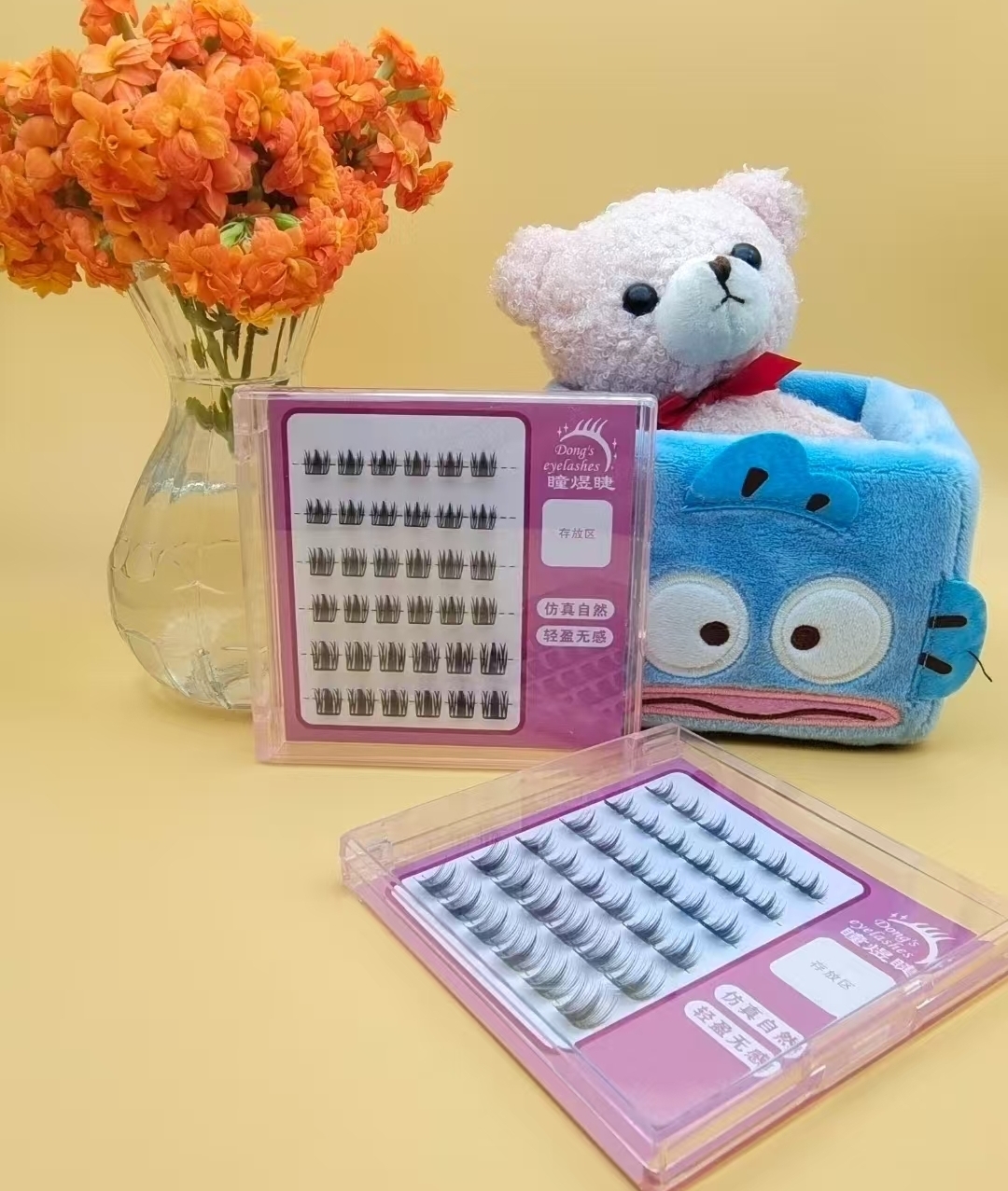 속눈썹 클러스터와 DIY 자가접착성 속눈썹으로 당신의 스타일을 멋지게 꾸며보세요.
