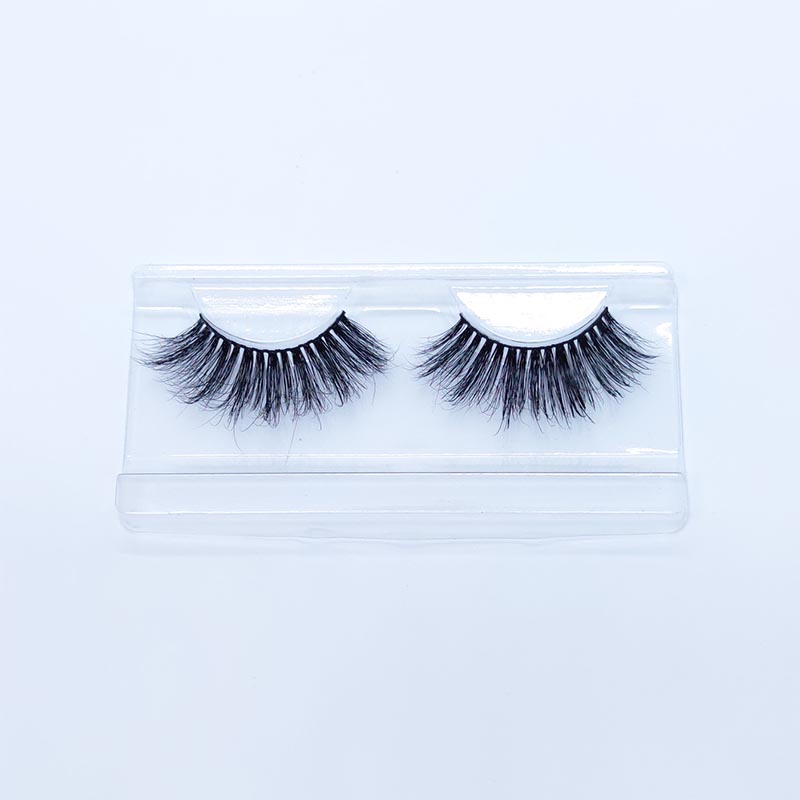 8D 밍크 속눈썹 Wispy 푹신한 속눈썹 내츄럴 룩 실크 속눈썹 12-18mm