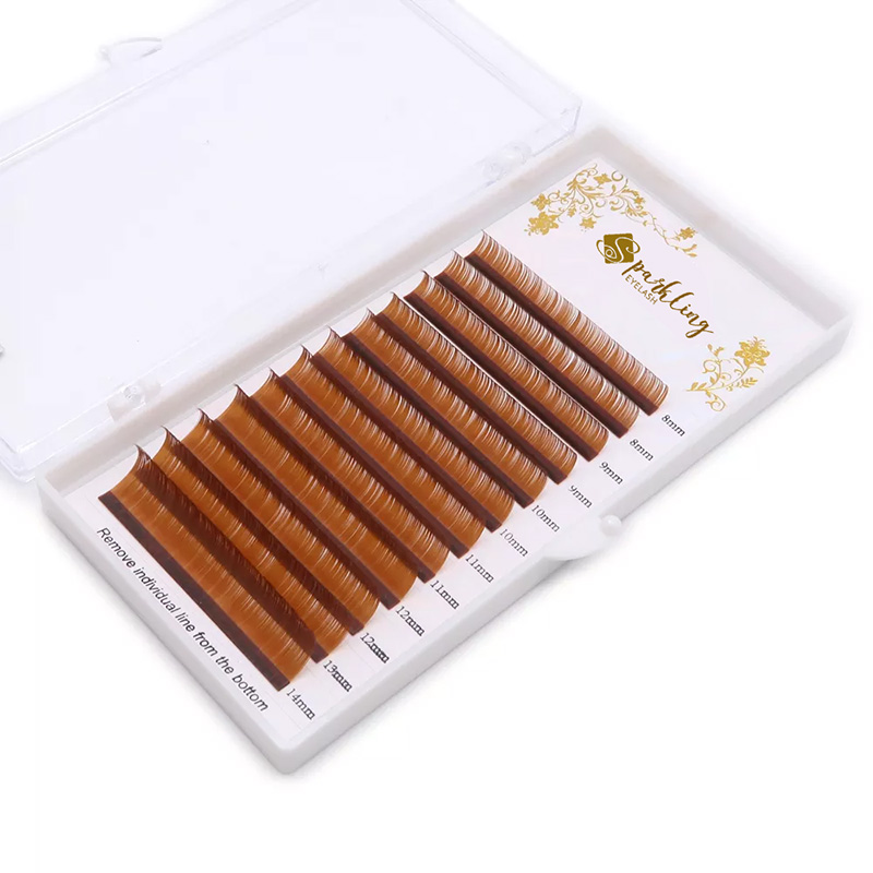 컬러 속눈썹 연장 밍크 믹스 길이 1 트레이 (c Curl 0.07mm 7-15mix)
