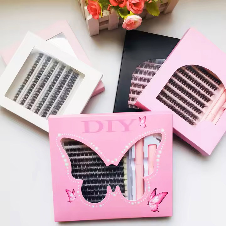 DIY LASH EXTENSION 키트 집에서 전문 결과