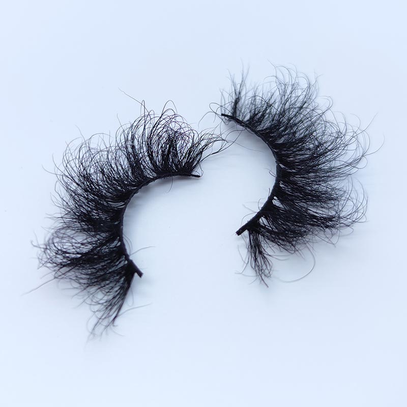 리얼 밍크 속눈썹 푹신한 인조 속눈썹 D컬 드라마틱 인조 속눈썹