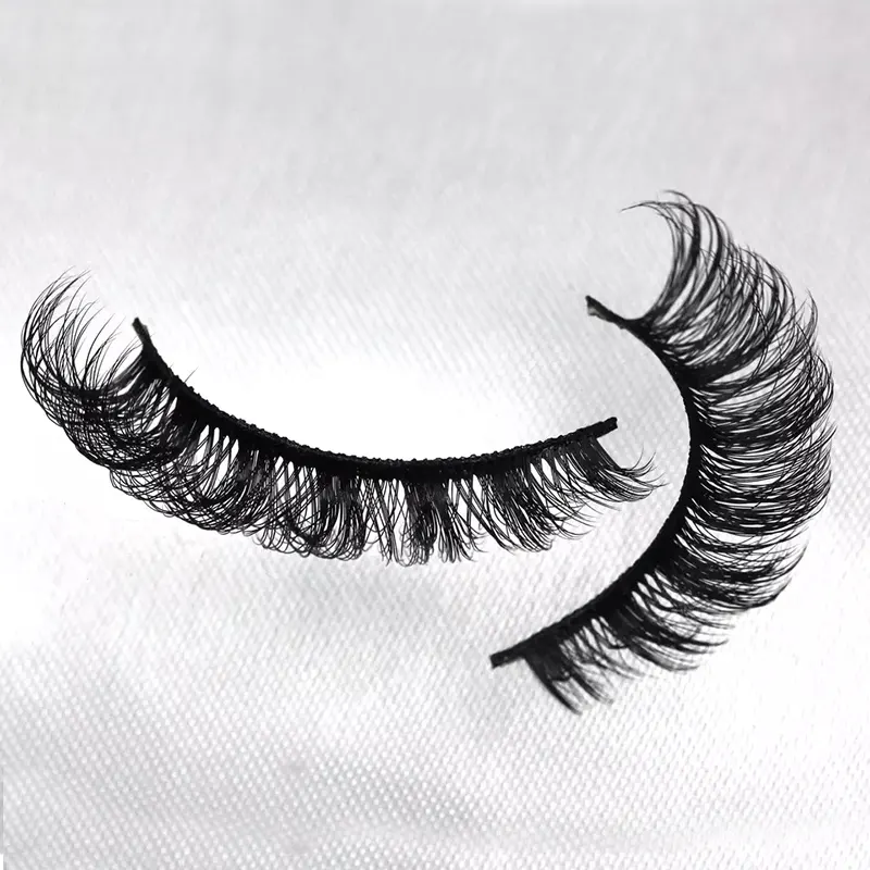 러시안 인조 밍크 13mm D C 컬 볼륨 래쉬